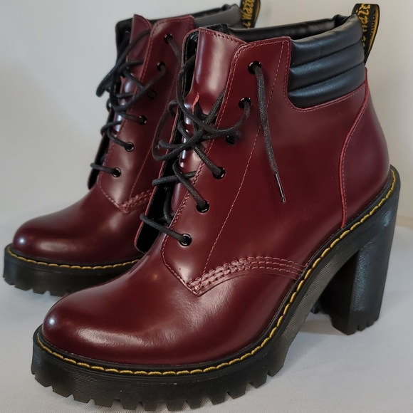 Dr. Martens Shoes - Doc Martens Burgundy Ankle Boot